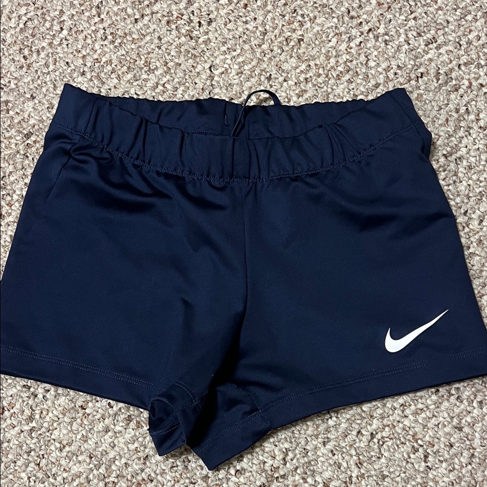 Nike Women's Dark Blue Athletic Shorts